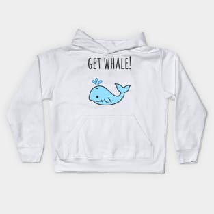 Funny Get Well Whale Pun Kids Hoodie